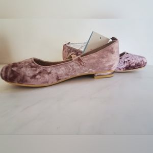 Crushed Velvet Girls Shoes